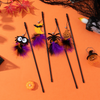 Halloween Cat Teaser Wands - Bat/Spider/Pumpkin Themed Interactive Pet Toys