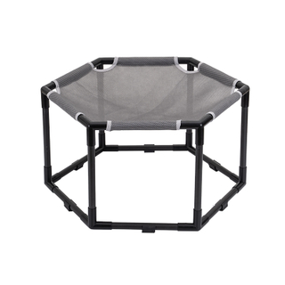 Elevated Pet Bed Summer Cooling Nest - Lightweight Hexagonal Dog/Cat Hammock Bed
