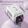 Portable Pet Air Carrier Outdoor Travel Cat Cage Space Box Customizable Multiple Colors Optional Home Use