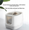 Fully Enclosed Extra Large Cat Litter Box Easy To Clean Deodorant Detachable Wholesale With Litter Scoop