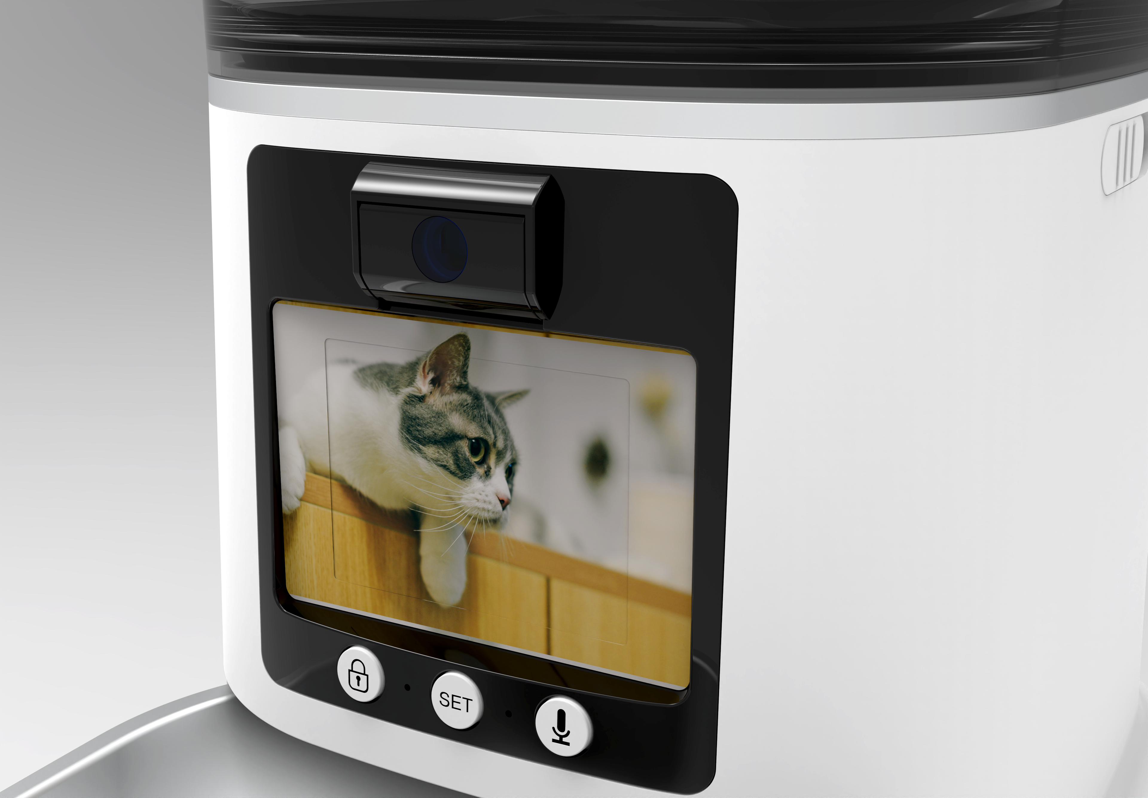 5L Smart Pet Feeder - Timed Remote Feeding, 2-Way Video Voice for Cats/Dogs
