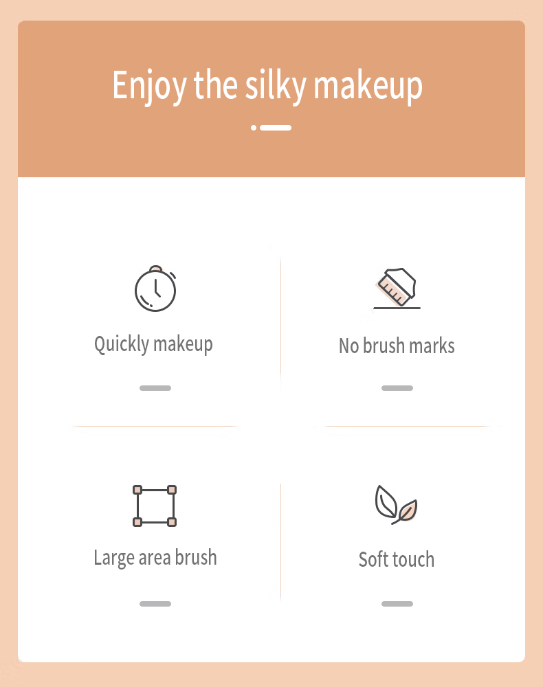 enjoy the sillky makeup