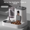 2-in-1 Automatic Pet Feeder & Water Dispenser - Self-Refilling for Cats Dogs