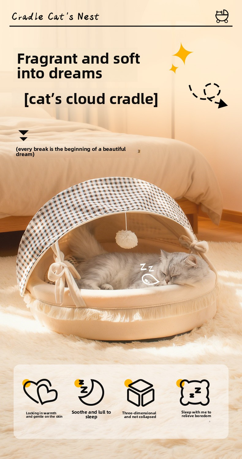 Warm Semi Enclosed Bed