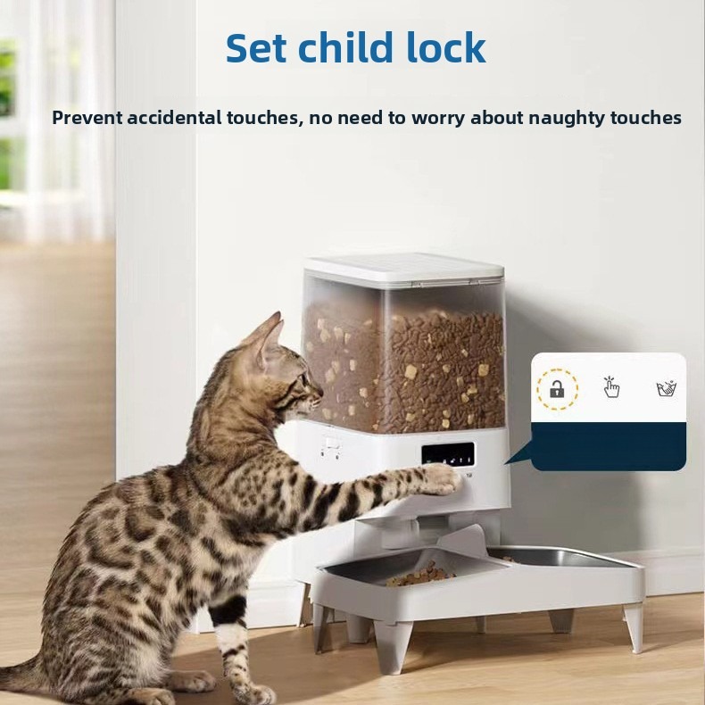 WiFi Remote Control Automatic Pet Feeder Timed Quantitative Food Dispenser For Cats Dogs