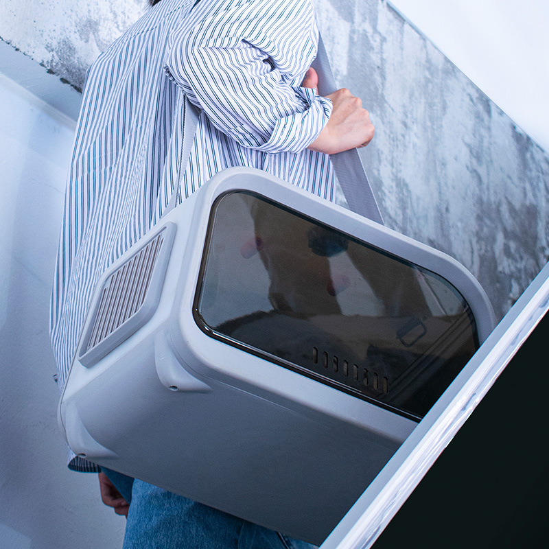 High Appearance Level Cat Bag Outdoor Portable Large Capacity Handheld Cat Capsule Cage Crossbody Pet Bag For Small Dogs And Cats