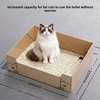 Waterproof Large Portable Foldable Disposable Cat Litter Box Double Layer Leak Proof Outdoor Travel Toilet