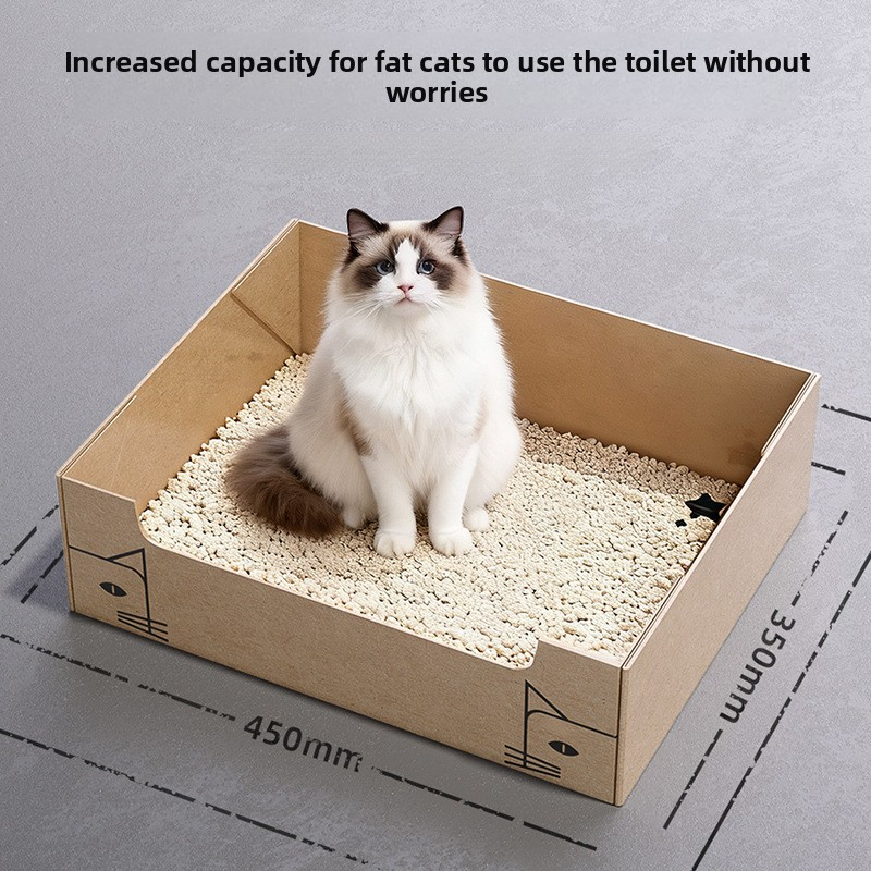 Waterproof Large Portable Foldable Disposable Cat Litter Box Double Layer Leak Proof Outdoor Travel Toilet