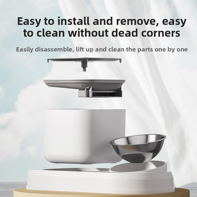 Automatic Pet Feeder And Water Dispenser Integrated Cat Bowl Smart Food Water Bowl For Cats Dogs Pet Supplies