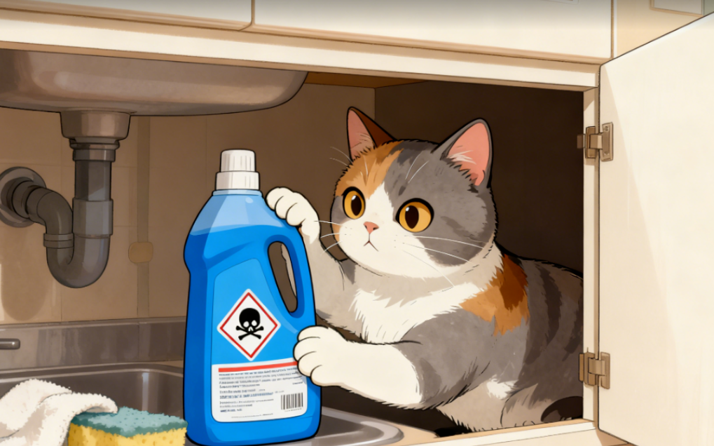 These Common Household Items Can Be Fatal If Your Cat Ingests Them!