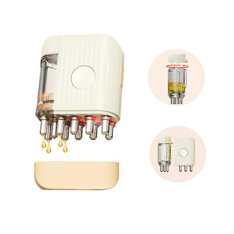The HAN-07 Vibration Liquid Guide Hair Oil Applicator