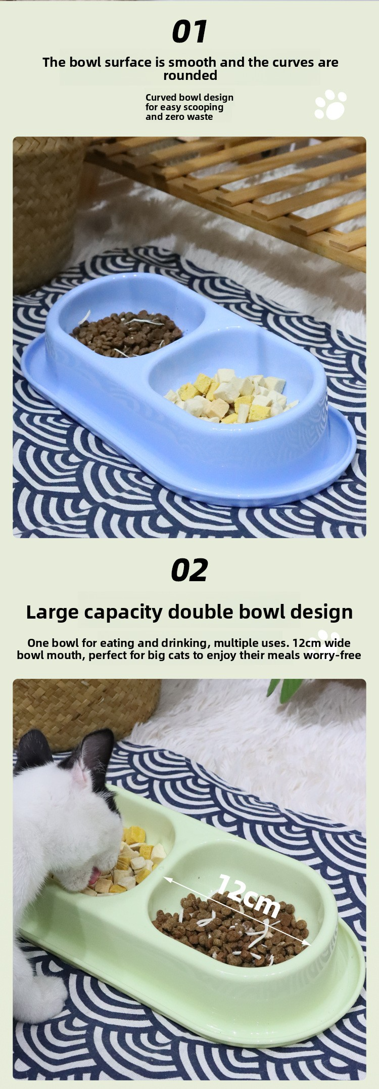 Large Capacity Tilted Double