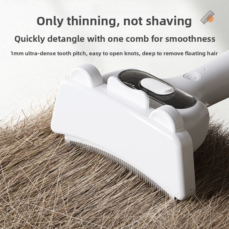 2 in 1 Pet Spray Detangling Massage Comb Dual Purpose Hair Removal Thinning Tool for Long Short Haired Cats Dogs Grooming Brush Hot Sale
