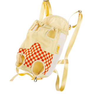 Pet Outdoor Portable Double Shoulder Cat Bag Linen Cotton Four Leg Front Pack For Cats Small Dogs Wholesale