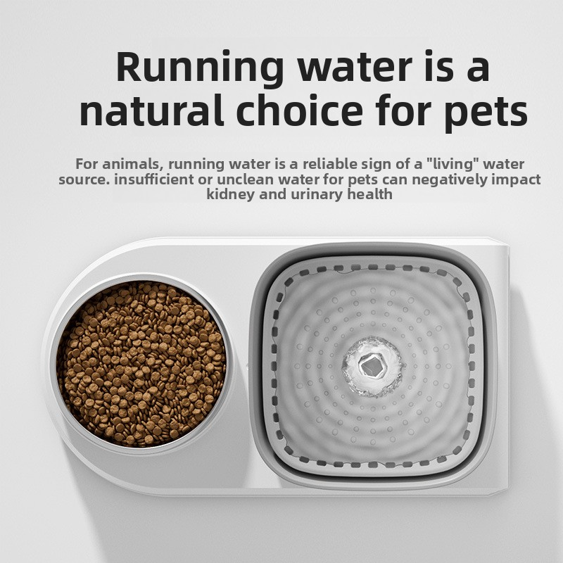 Automatic Pet Feeder And Water Dispenser Integrated Cat Bowl Smart Food Water Bowl For Cats Dogs Pet Supplies