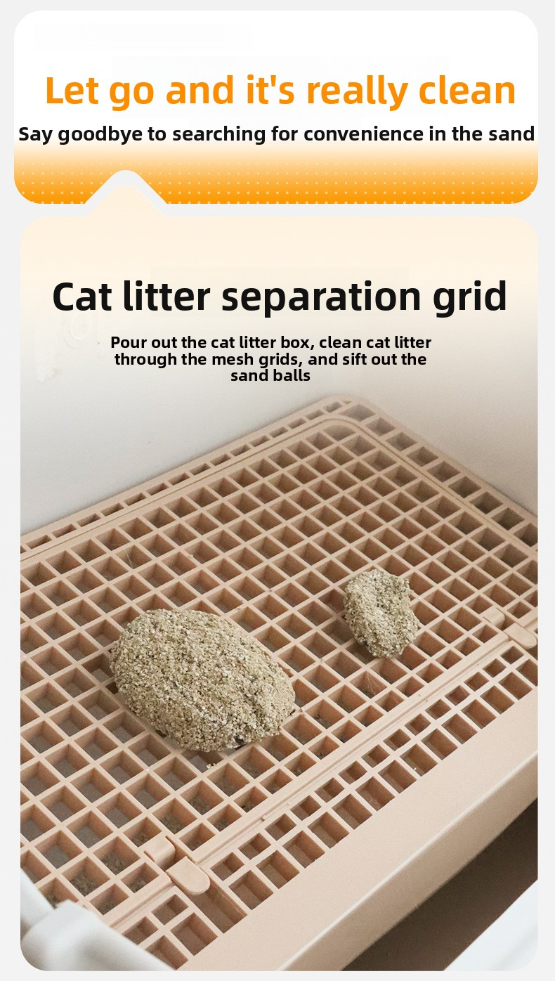 Semi Enclosed Cat Toilet 6