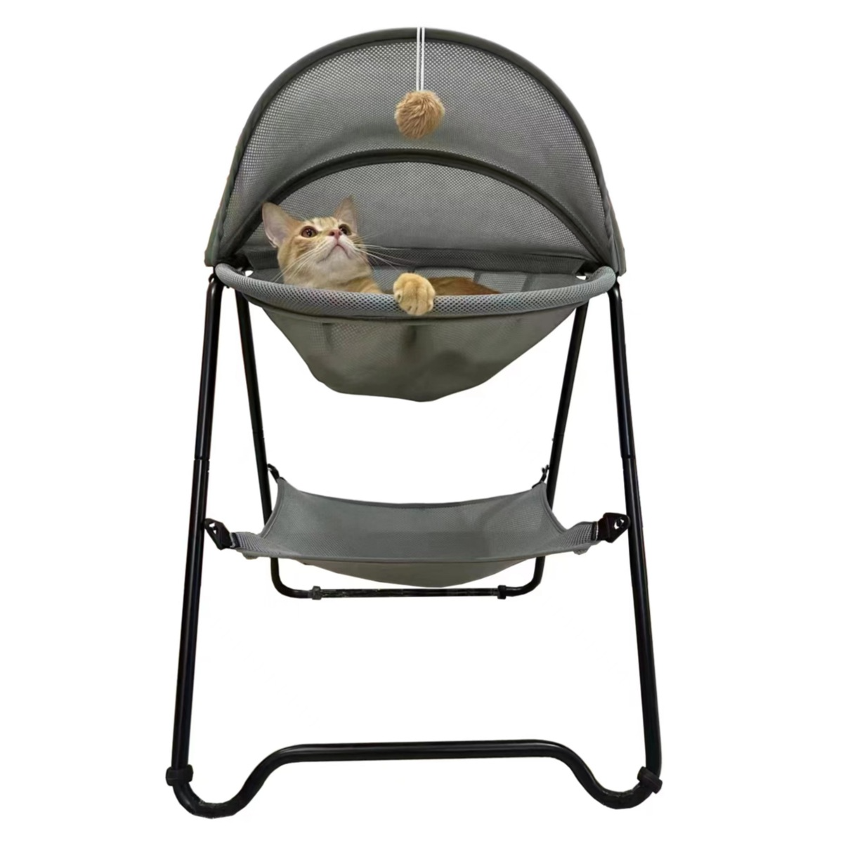 Hot Sale Pet Bed Cat Bunk Bed Summer Cat Hammock 4-Season Universal Double-Layer Breathable Mesh Cat Bed