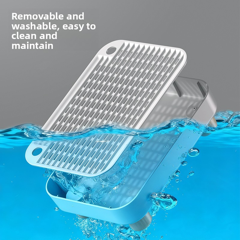 Cat Litter Trapper Mat Sand Catcher Tray Cat Litter Box Mat with Storage Pedal Pet Litter Mat Accessories Set