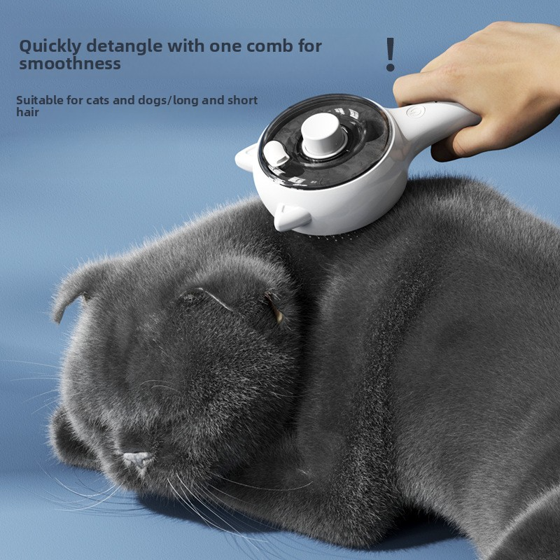One Click Pet Hair Removal Comb Grooming Styling Odor Eliminator Hair Smoothing Brush for Cats Dogs Long Short Hair Hot Sale