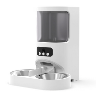 Smart Automatic Pet Feeder Timed Quantitative Food Dispenser for Cats Dogs Remote Control WiFi APP Feeding Machine Durable Pet Supply