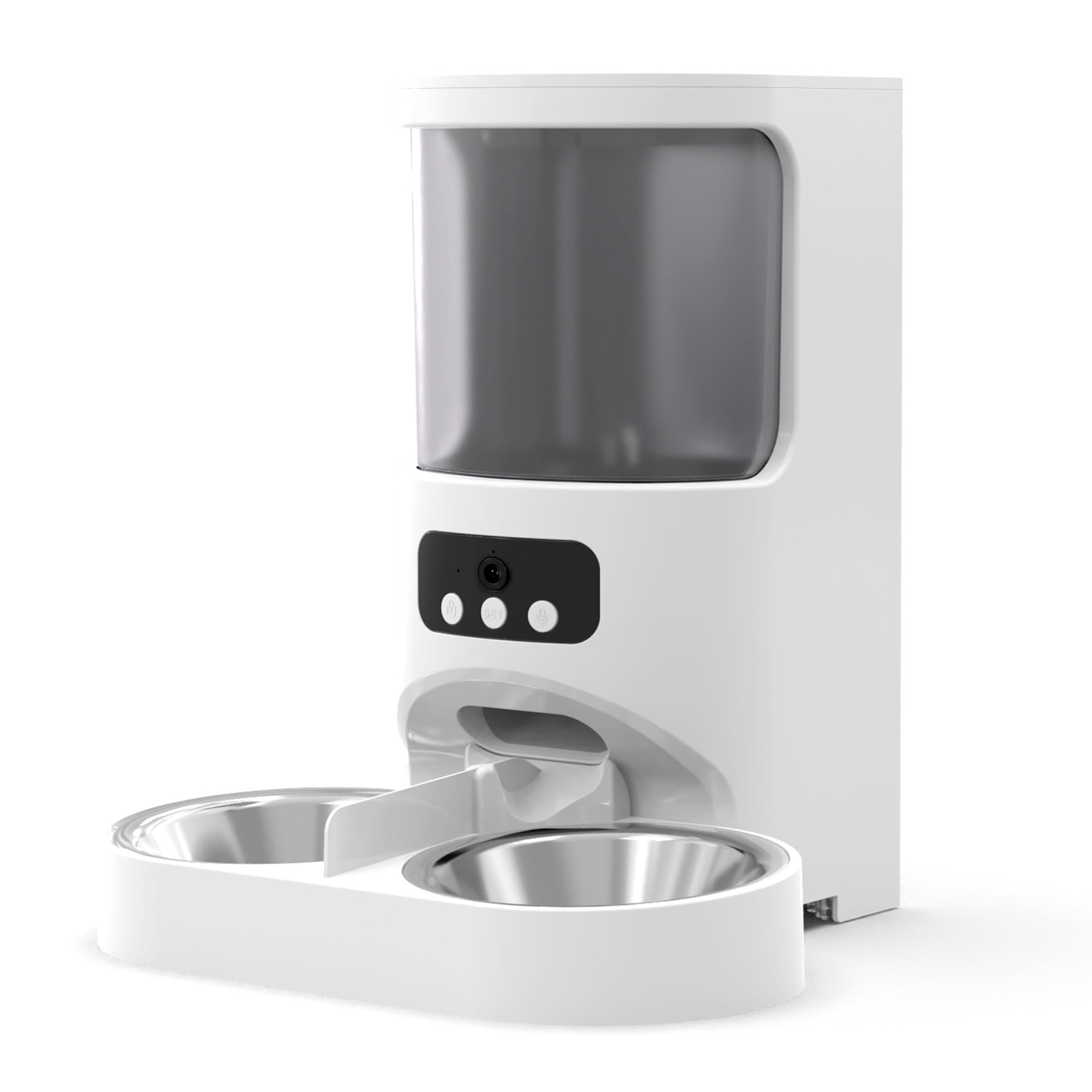 Smart Automatic Pet Feeder Timed Quantitative Food Dispenser for Cats Dogs Remote Control WiFi APP Feeding Machine Durable Pet Supply