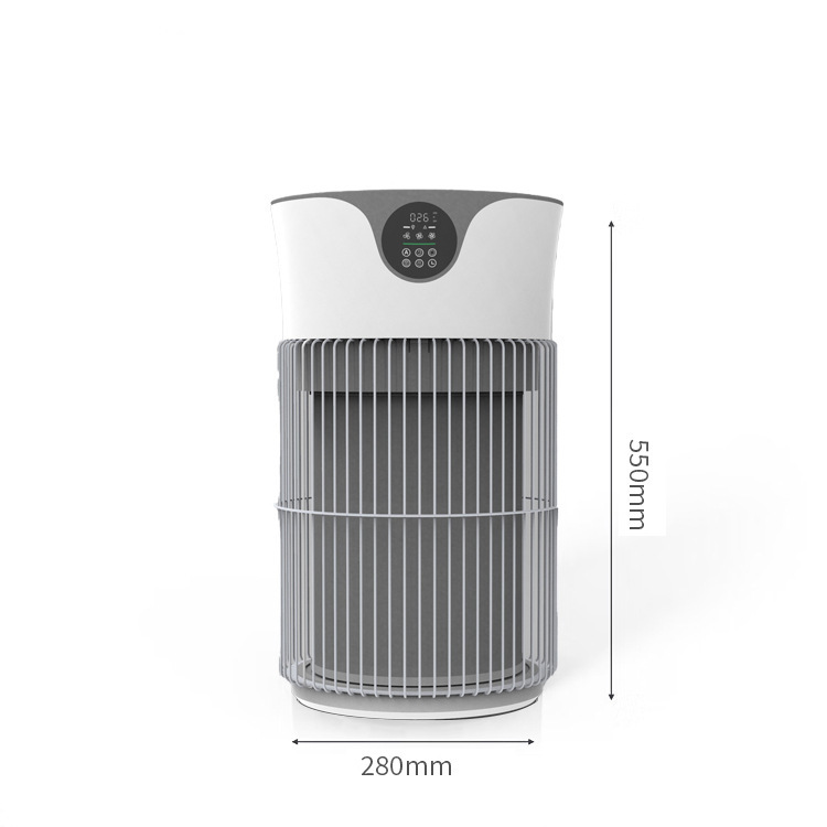 Smart Pet Air Purifier for Cats Dogs Odor Removal Formaldehyde Adsorption Pet Hair Capture Sterilization Disinfection Home Air Cleaner