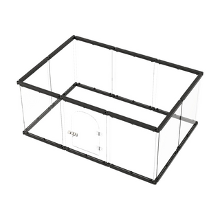 Acrylic Transparent Pet Playpen - Free Combination Dog/Cat/Rabbit Cage Indoor Anti-Escape