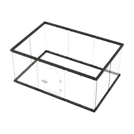 Acrylic Transparent Pet Playpen - Free Combination Dog/Cat/Rabbit Cage Indoor Anti-Escape