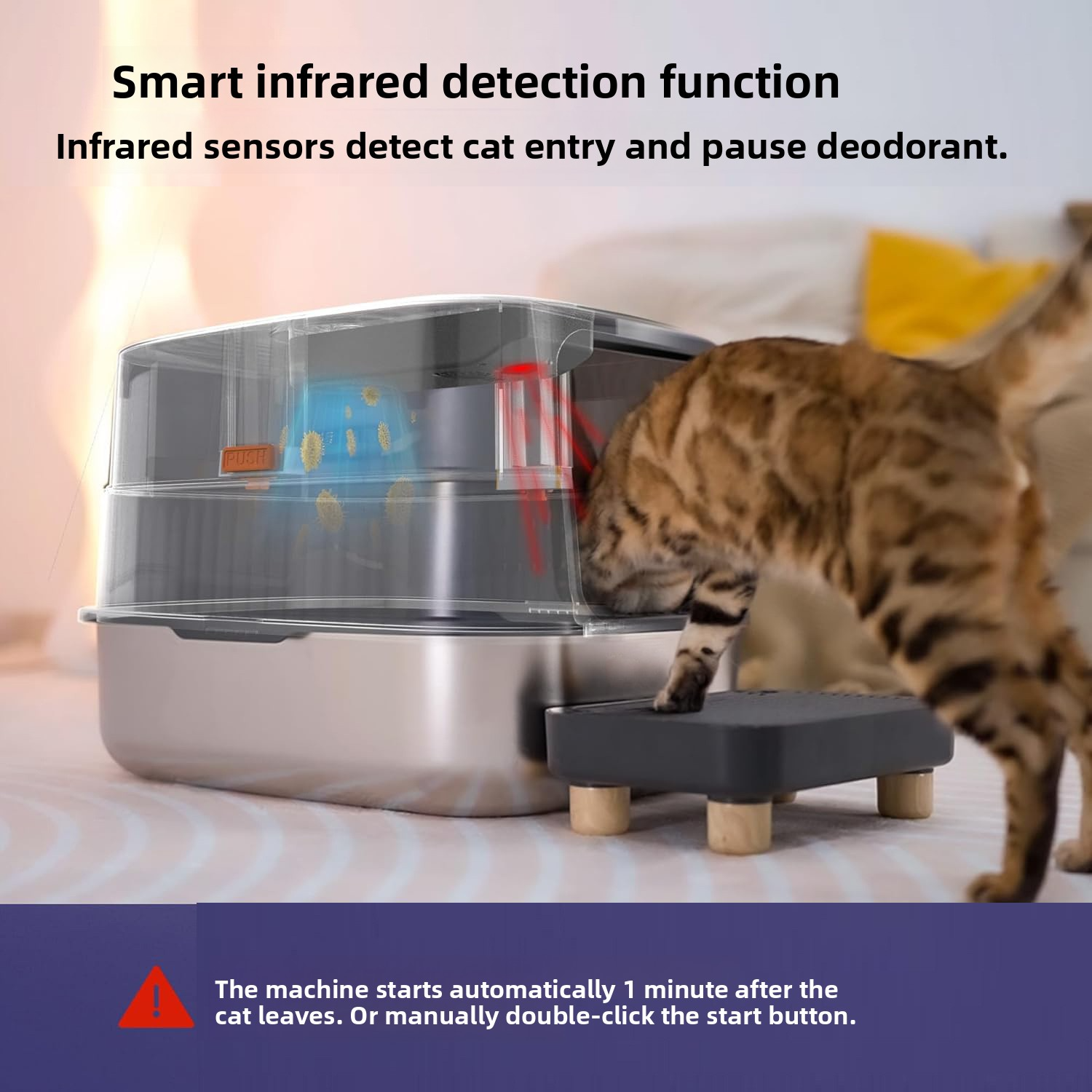 Smart infrared detection function