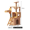 Multilayer Cat Tree - Integrated Scratcher, Nest & Space Capsule