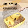 Hamster Luxury Cage - Double-Space, Easy-Assemble Pet Hamster Habitat