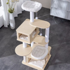 Solid Wood Cat Tree Large All Season Universal Cat House With Space Capsule And Cat Scratching Board Integrated Cat Climbing Frame