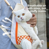 Pet Outdoor Portable Double Shoulder Cat Bag Linen Cotton Four Leg Front Pack For Cats Small Dogs Wholesale