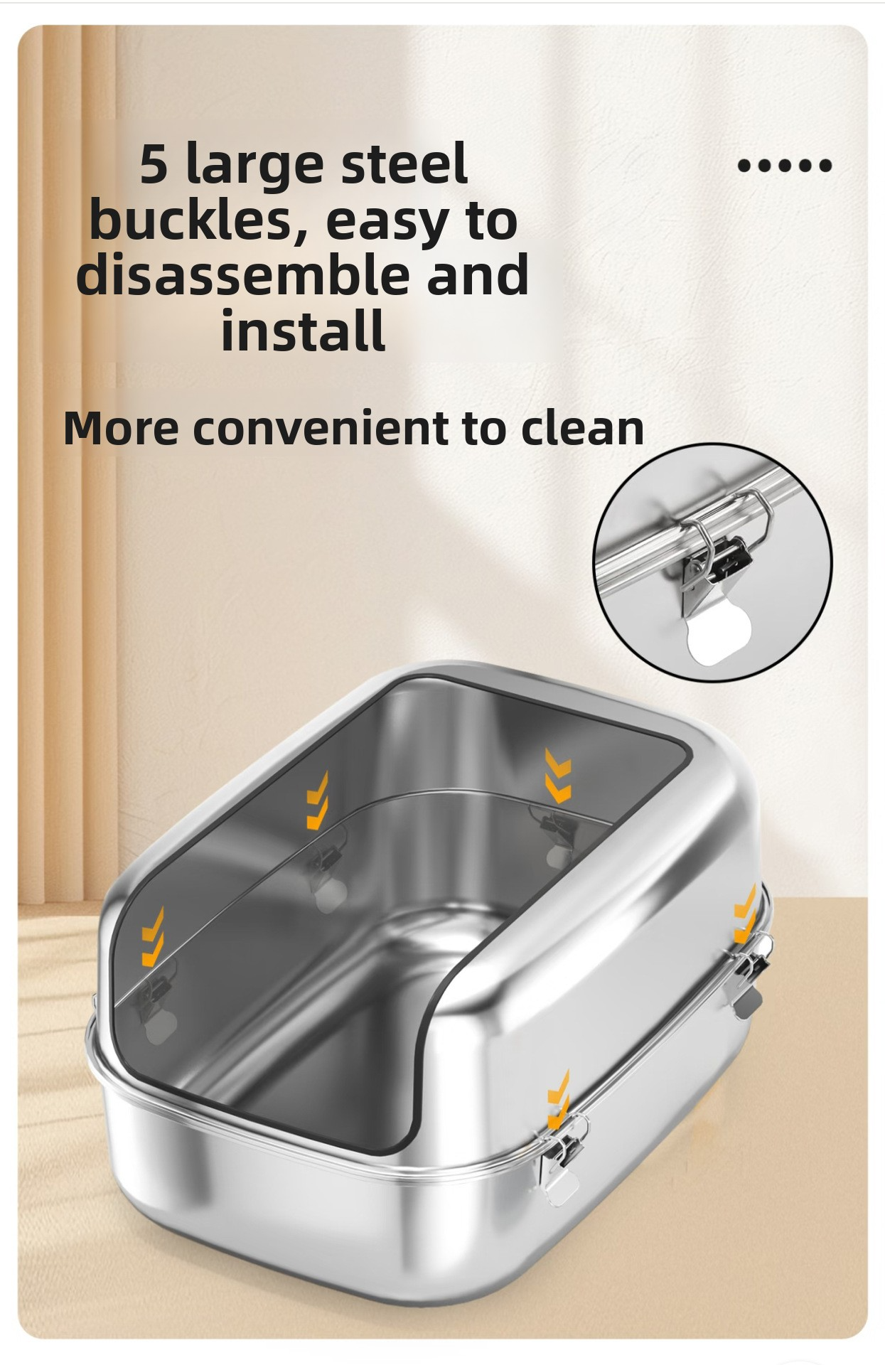 Open Cat Litter Box Description 4