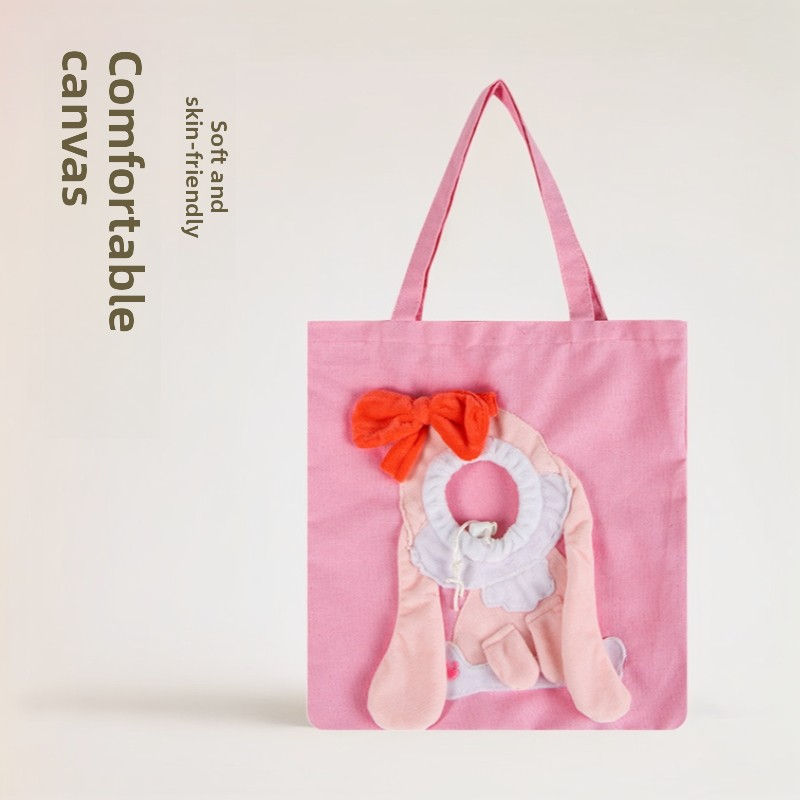 Rabbit Fox Panda Pattern Cat Bag Pet Outdoor Bag Crossbody Handheld Cat Carrier Bag Head Out Design Single Shoulder Pet Bag