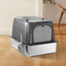 Automatic Smart Cat Litter Box Fully Enclosed Extra Large Anti-Splashing Electric Cat Toilet Auto Cleaning