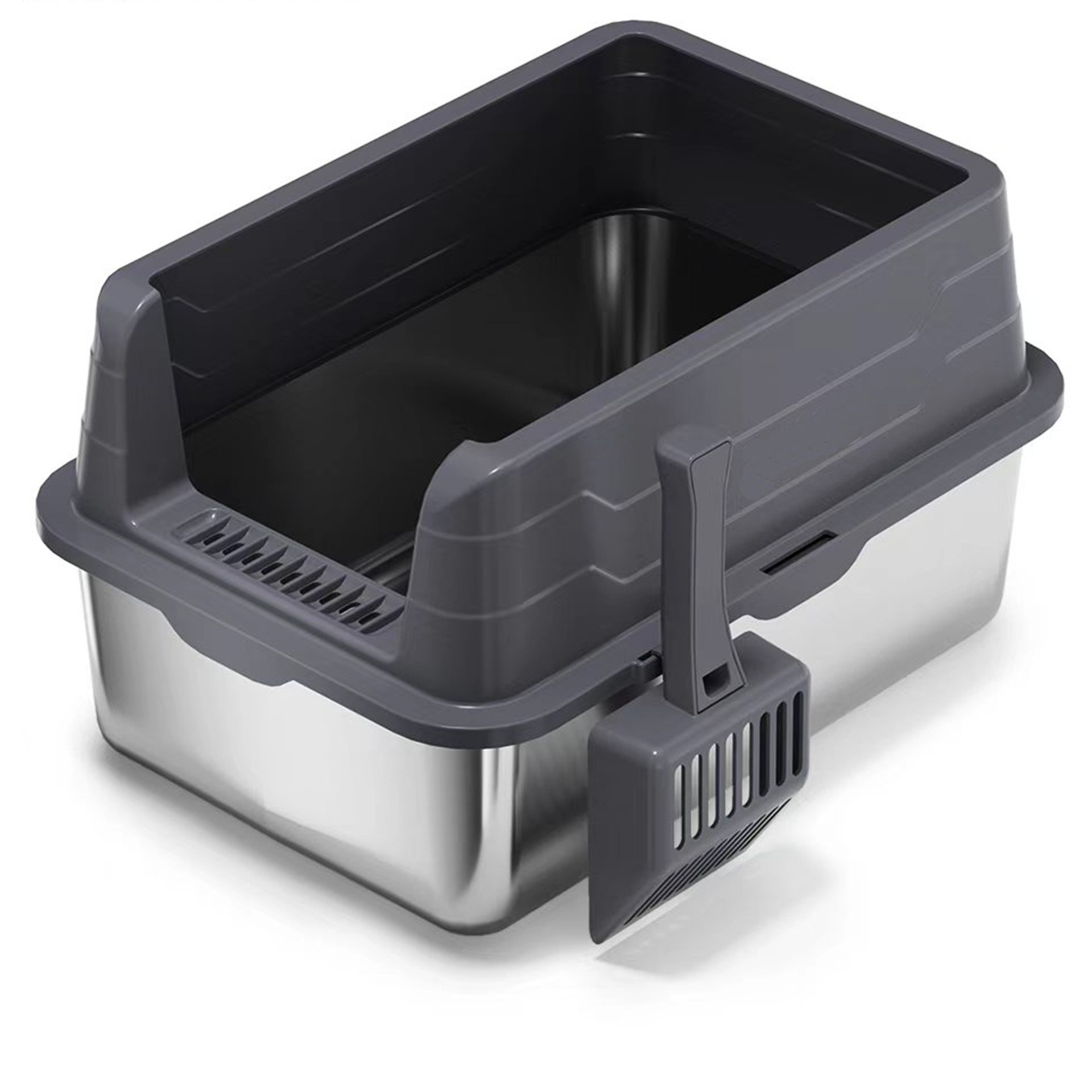 Kitten Specific Semi Enclosed Cat Litter Box Anti Splash Odor Control Pet Toilet Small Size Easy Clean For Young Cats Kittens