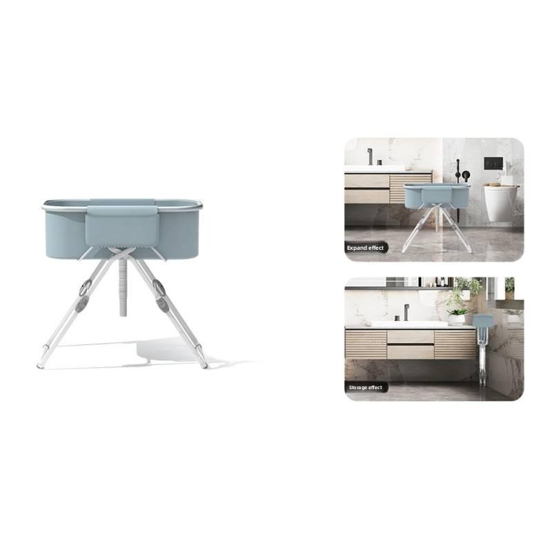 Adjustable Pet Bath Tub Dog Cat Bath Stand Universal for Indoor & Outdoor Use Dog Grooming Cleaning Basin