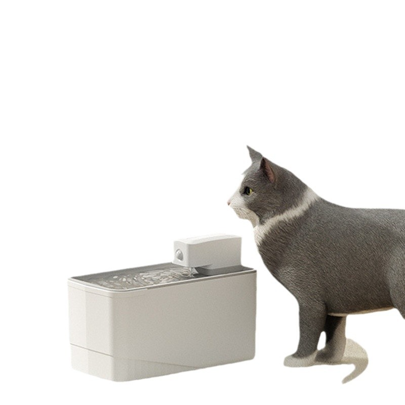 New Wireless Induction Smart Pet Water Dispenser Silent Circulating Drinking Fountain For Cats Dogs Supplies