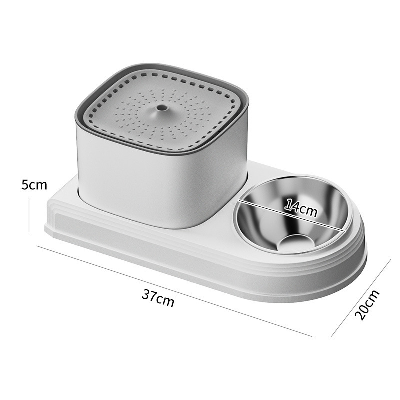 Automatic Pet Feeder And Water Dispenser Integrated Cat Bowl Smart Food Water Bowl For Cats Dogs Pet Supplies