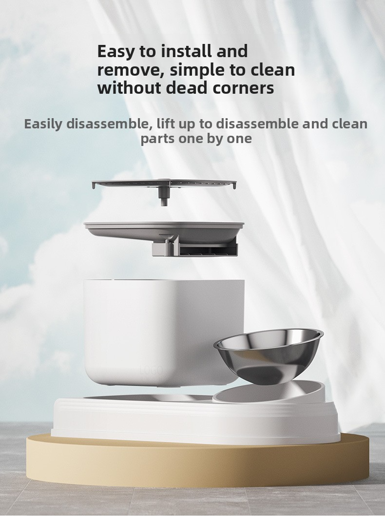 Cat Dog Pet Feeder Water 3