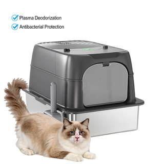 Smart Automatic Cat Litter Box | Plasma Deodorization & Antibacterial
