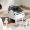 Open Smart Cat Litter Box UV Light Negative Ion APP Control Deodorant Ointment Automatic Sanitize