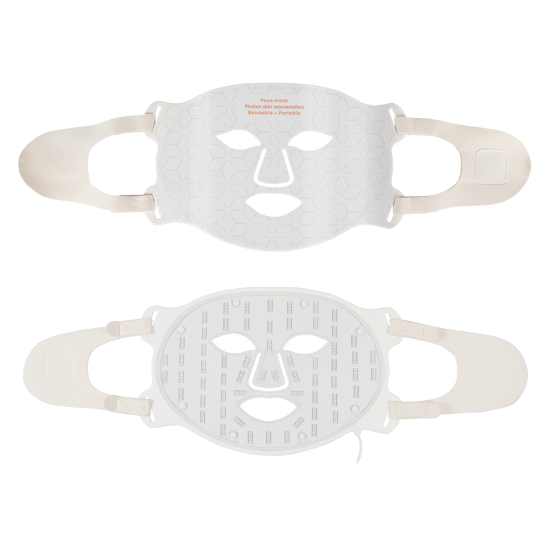 LED Color Light Silicone Beauty Mask - Photon Skin Rejuvenation for Acne, Wrinkles & Skin Repair