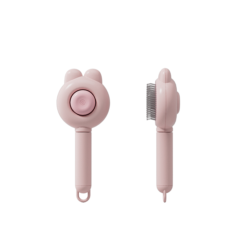 Bunny Ear Pet Brush - Cat & Dog Grooming Brush with Cute Rabbit Design