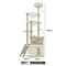 Large Star Cat Tree - Space Capsule, Nest & Scratcher for Cats