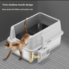 Kitten Specific Semi Enclosed Cat Litter Box Anti Splash Odor Control Pet Toilet Small Size Easy Clean For Young Cats Kittens
