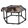 Elevated Pet Bed Summer Cooling Nest - Lightweight Hexagonal Dog/Cat Hammock Bed