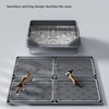 New Double Layer Cat Litter Mat Anti Tracking Splash Proof Pad For Cat Litter Box Toilet Home Use