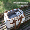 Toast Shape Cat Carrier Breathable Spring Outdoor Portable Pet Backpack Foldable For Cats And Dogs